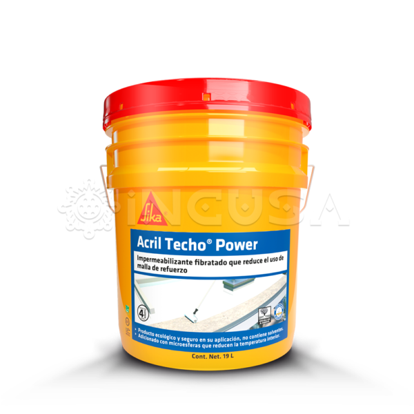 ACRIL TECHO POWER 4 AÑOS BLANCO CUBETA 19 L ACRIL TECHO POWER 4 AÑOS BLANCO CUBETA 19 L