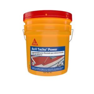 ACRIL TECHO POWER 4 AÑOS ROJO CUBETA 19 L