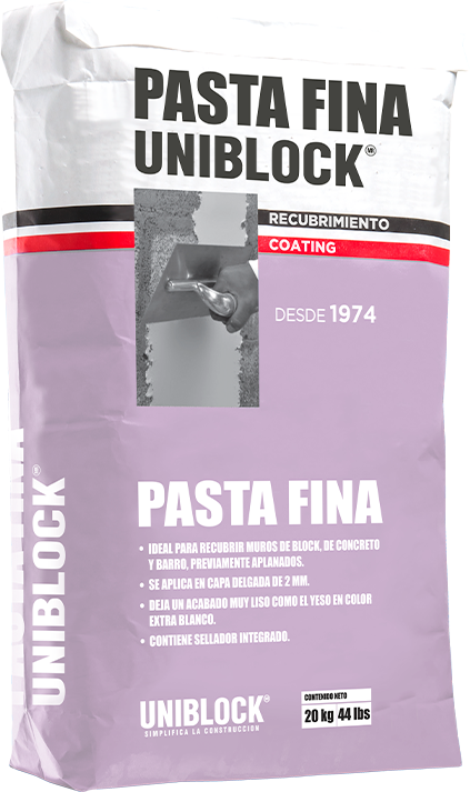PASTA FINA PASTA FINA UNIBLOCK .