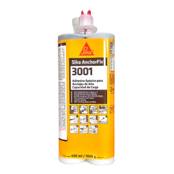 SIKA ANCHORFIX 3001 CARTUCHO 600 ML (1.02 KG) SIKA ANCHORFIX 3001 CARTUCHO 600 ML (1.02 KG)