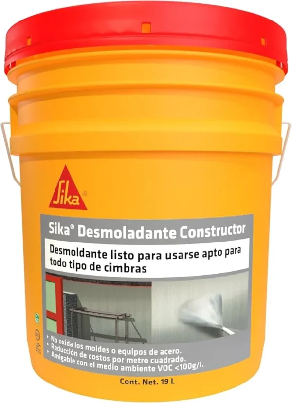 SIKA DESMOLDANTE CONSTRUCTOR CUBETA 19 L SIKA DESMOLDANTE CONSTRUCTOR CUBETA 19 L