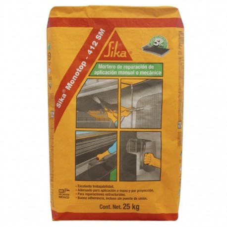 SIKA MONOTOP 412 SM SACO 25 KG SIKA MONOTOP 412 SM SACO 25 KG