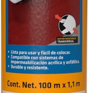 SIKA TELA REFORZADA ROLLO 1.1 M X 100 M ( 6.6 KG)