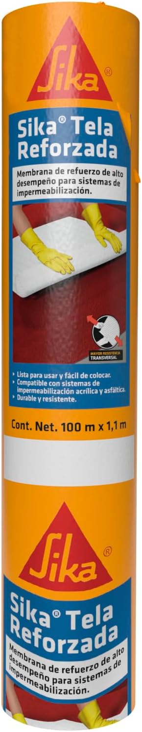 SIKA TELA REFORZADA ROLLO 1.1 M X 100 M 6.6 KG SIKA TELA REFORZADA ROLLO 1.1 M X 100 M ( 6.6 KG)