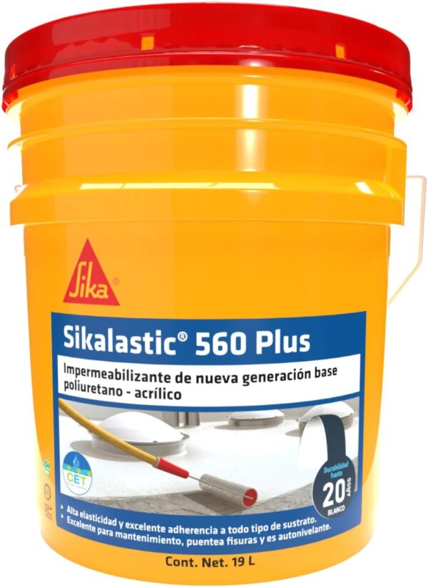 SIKALASTIC 560 PLUS BLANCO 19 LTS SIKALASTIC 560 PLUS BLANCO 19 LTS