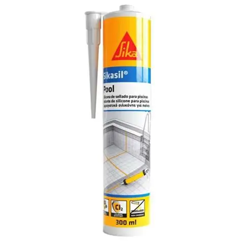 SIKASIL POOL COLOR TRANSPARENTE CARTUCHO 300 ML. SIKASIL POOL COLOR TRANSPARENTE CARTUCHO 300 ML.