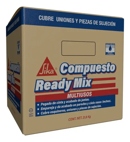 SIKA® COMPUESTO READY MIX CAJA 21.8 KG SIKA® COMPUESTO READY MIX CAJA 21.8 KG